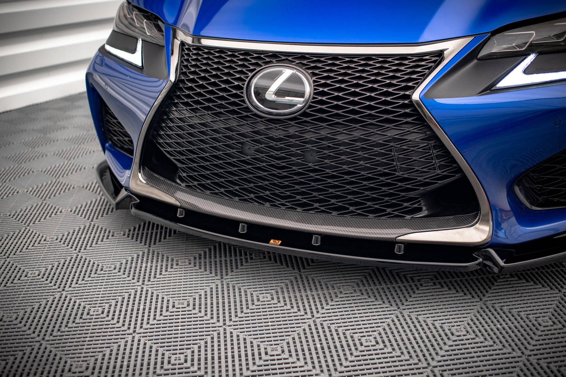 Front Ansatz V.1 für Lexus GS F Mk4 Facelift schwarz Hochglanz