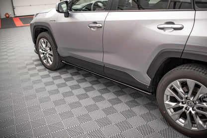 Seitenschweller Ansatz für Toyota RAV4 Mk5 Carbon Look