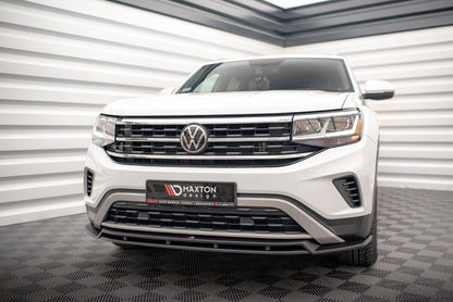 Front Ansatz V.2 für Volkswagen Atlas Cross Sport schwarz Hochglanz