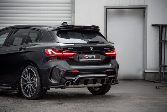 Diffusor Heck Ansatz V.1 für BMW 1er F40 M-Paket/ M135i schwarz matt