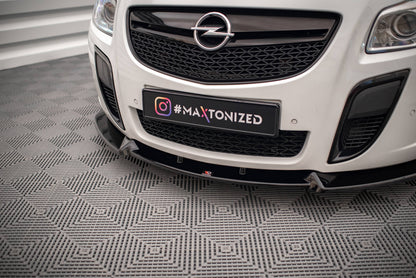 Front Ansatz V.2 für Opel Insignia OPC Mk1 schwarz Hochglanz