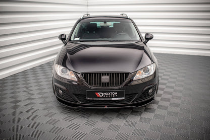Front Ansatz V.2 für Seat Exeo schwarz matt