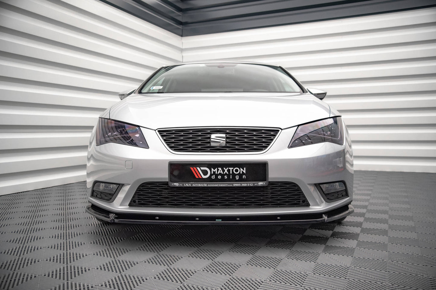 Front Ansatz V.1 für Seat Leon Mk3 schwarz matt