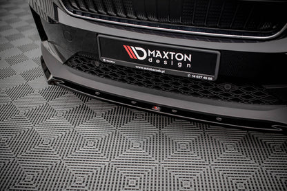 Front Ansatz V.2 für Skoda Enyaq iV Carbon Look