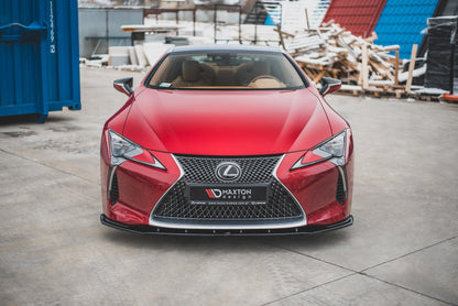 Front Ansatz V.1 für Lexus LC 500 schwarz Hochglanz