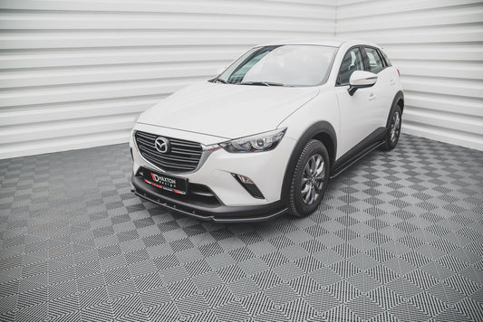 Front Ansatz V.2 für Mazda CX-3 schwarz matt