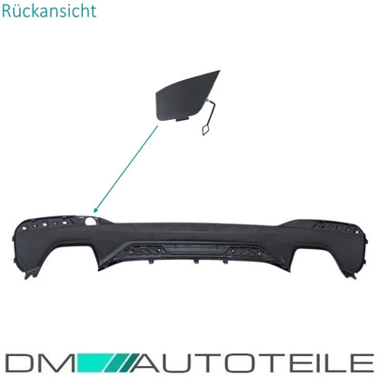Diffusor Heckdiffusor Sport-Performance passend für BMW 5er G30 G31 mit M-Paket