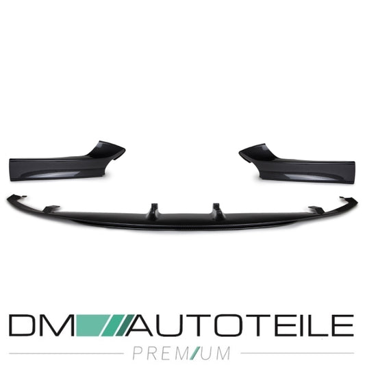 Set Sport-Performance Frontspoiler Carbon Glanz passend für BMW 2er F22 F23 ab Bj 2013