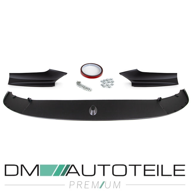 Frontspoiler Lippe 3-teilig Sport-Performance Matt schwarz passt für BMW 5er F10 F11 M-Paket