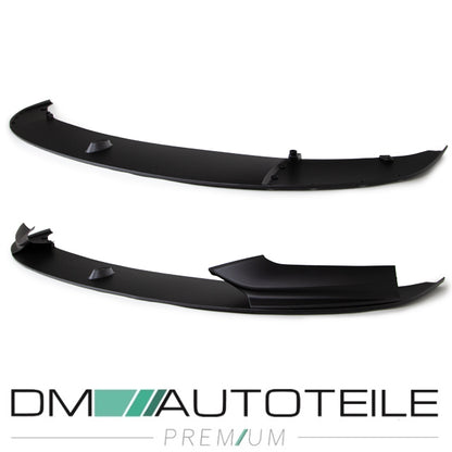Frontspoiler Lippe 3-teilig Sport-Performance Matt schwarz passt für BMW 5er F10 F11 M-Paket