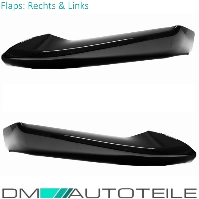 Frontspoiler Lippe Sport-Performance schwarz hochglanz + Zubehör passend für BMW 5er G30 G31 M-Paket 17>