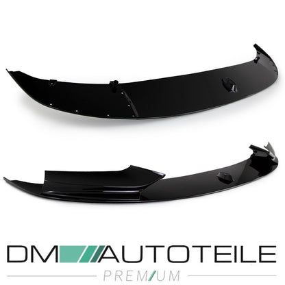 Frontspoiler 3-teilig Lippe Sport-Performance hochglanz schwarz passt für BMW 5er F10 F11 M-Paket