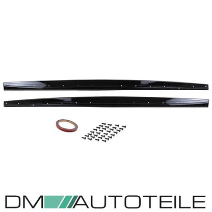 Sport-Performance Seitenschweller Ansatz hochglanz schwarz passt für BMW 4er F32 F33 F36 M-Paket