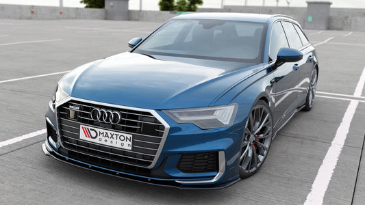 Front Ansatz V.2 für Audi A6 S-Line / S6 C8  schwarz Hochglanz