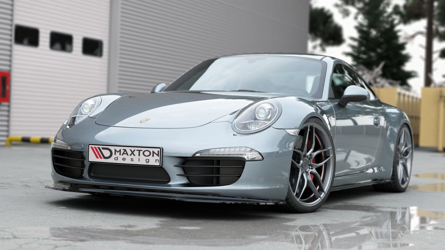 Front Ansatz V.2 für Porsche 911 Carrera 991 schwarz Hochglanz