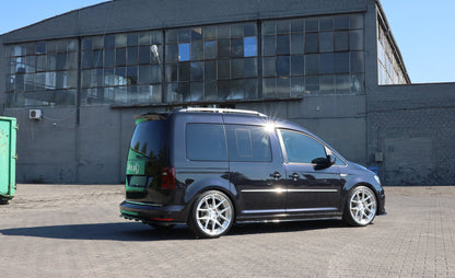 Seitenschweller Ansatz für Volkswagen Caddy Mk. 4 schwarz matt