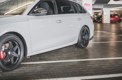 Seitenschweller Ansatz für V.1 für Skoda Octavia RS Mk4 schwarz Hochglanz