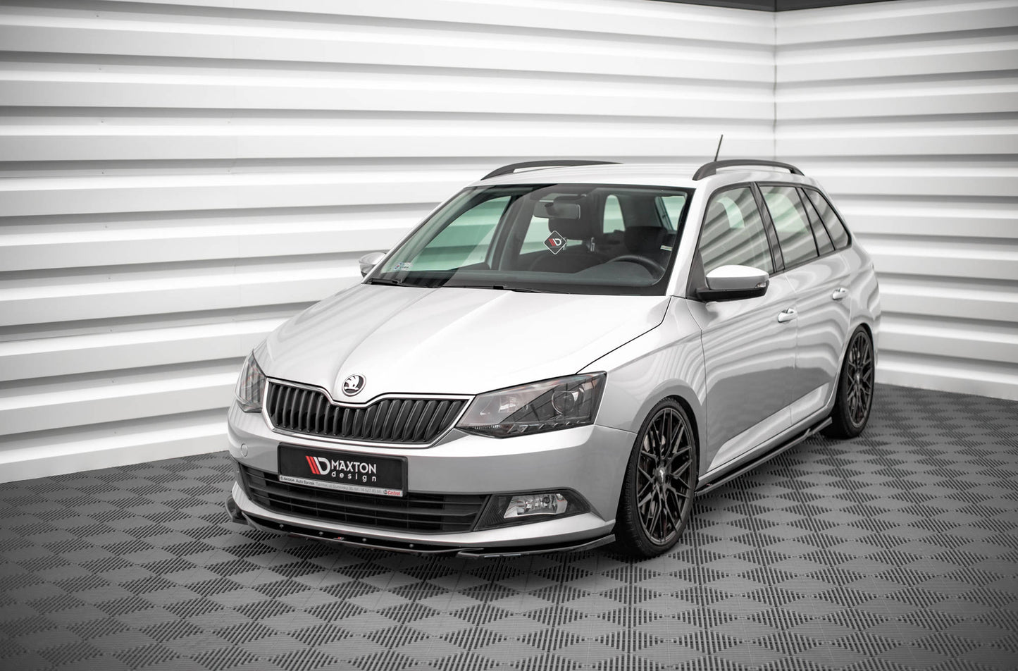 Front Ansatz V.2 für Skoda Fabia Mk3 Carbon Look