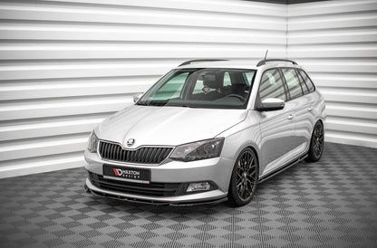Front Ansatz V.2 für Skoda Fabia Mk3 Carbon Look