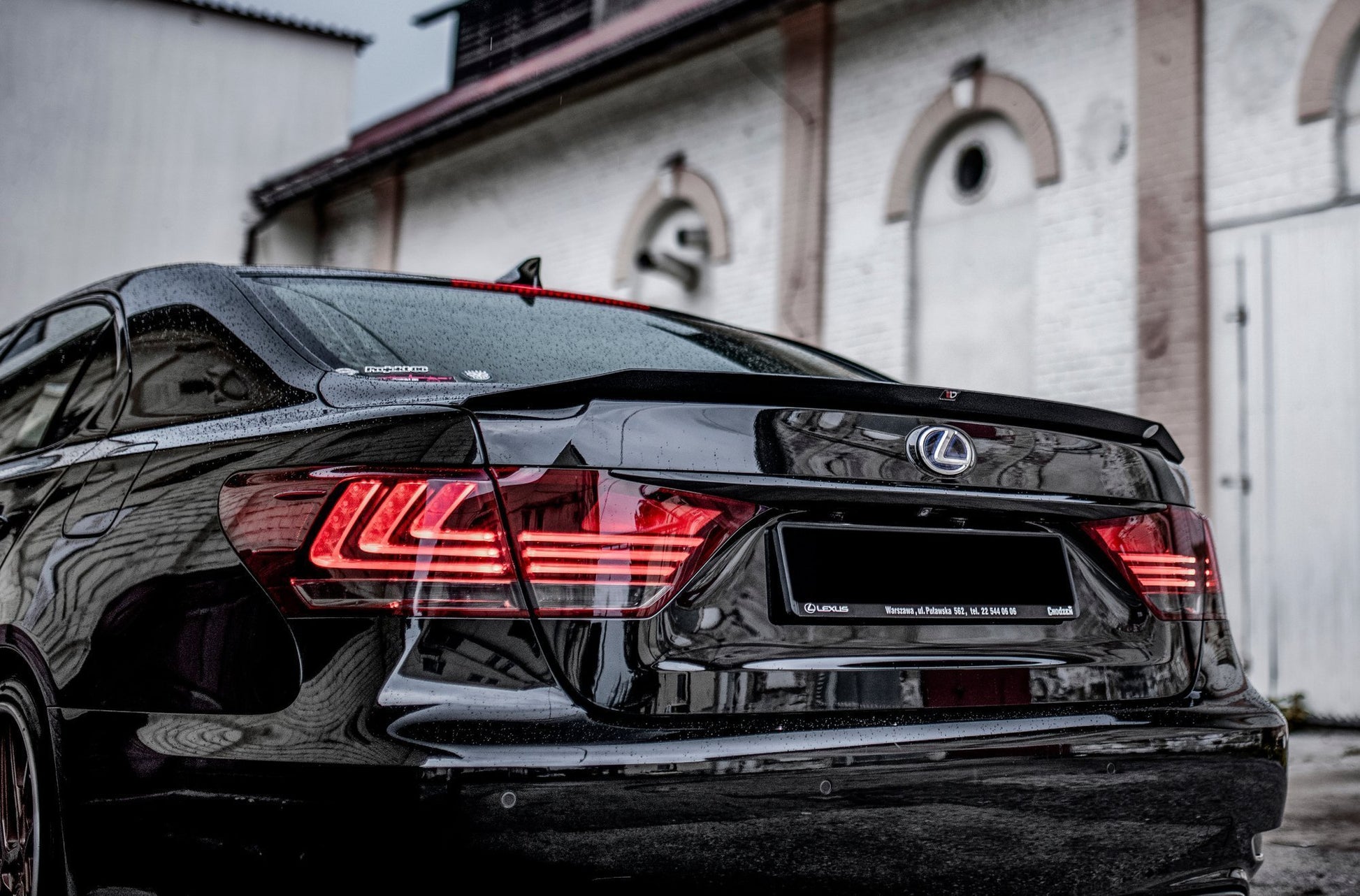 Spoiler CAP für Lexus LS Mk4 Facelift Carbon Look