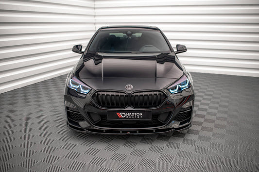 Front Ansatz V.1 für BMW 2 Gran Coupe M-Paket / M235i F44 schwarz Hochglanz