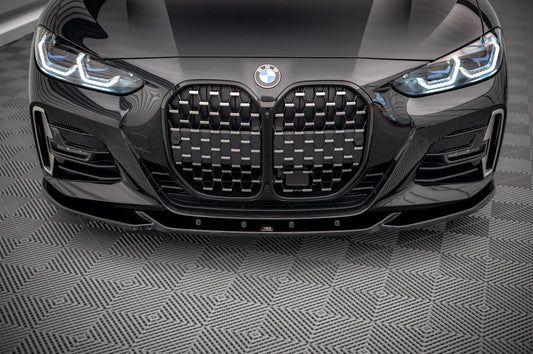 Front Ansatz V.4 für BMW 4er M-Paket G22 schwarz matt