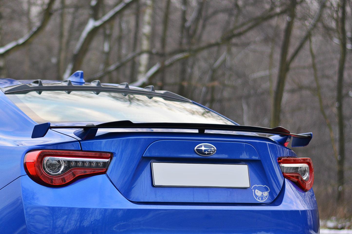 Spoiler CAP V.2 für SUBARU BRZ/ TOYOTA GT86 FACELIFT   schwarz matt
