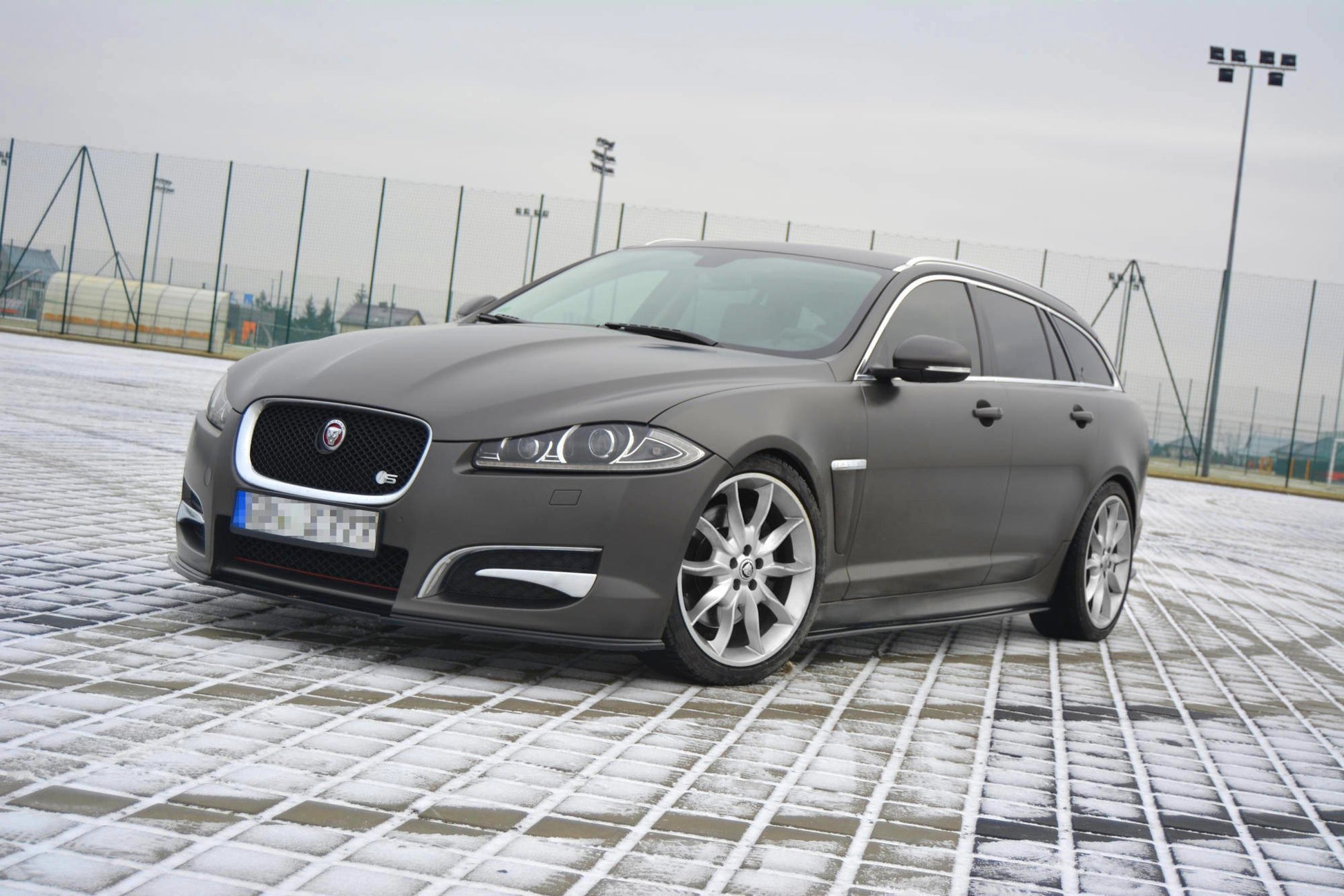 Seitenschweller Ansatz für JAGUAR XF (X250) MK1 SPORTBRAKE S-PACK Carbon Look