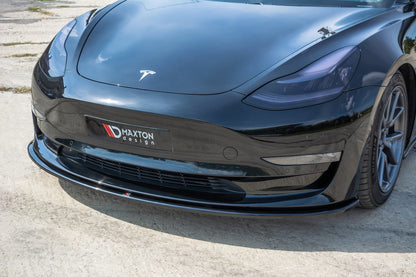 Front Ansatz für Tesla Model 3 schwarz matt