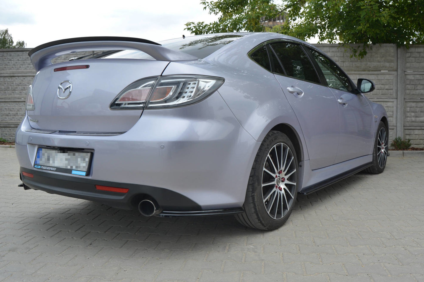 Seitenschweller Ansatz für MAZDA 6 MK2 SPORT HATCH (GH-SERIES) vor Facelift Carbon Look
