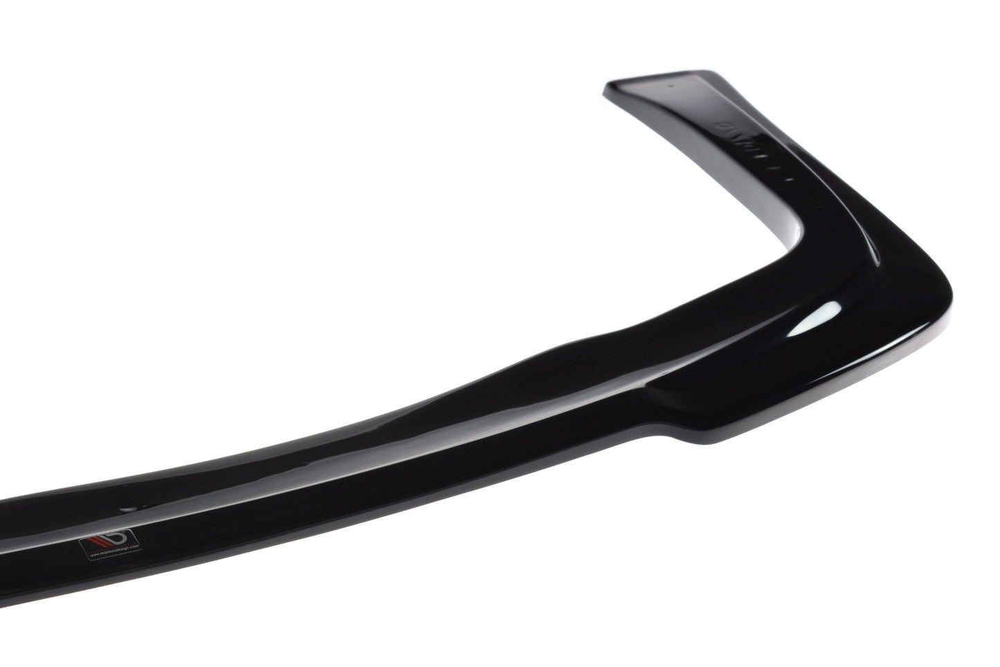 Mittlerer Diffusor Heck Ansatz für MASERATI QUATTROPORTE MK5 FACELIFT schwarz Hochglanz