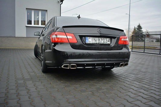 Diffusor Heck Ansatz für Mercedes E63 AMG W212  Carbon Look
