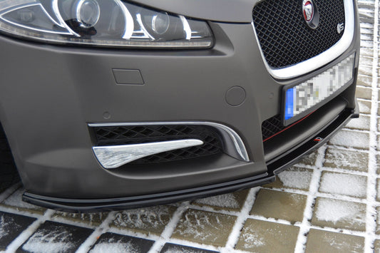 Front Ansatz für JAGUAR XF (X250) MK1 SPORTBRAKE S-PACK schwarz matt