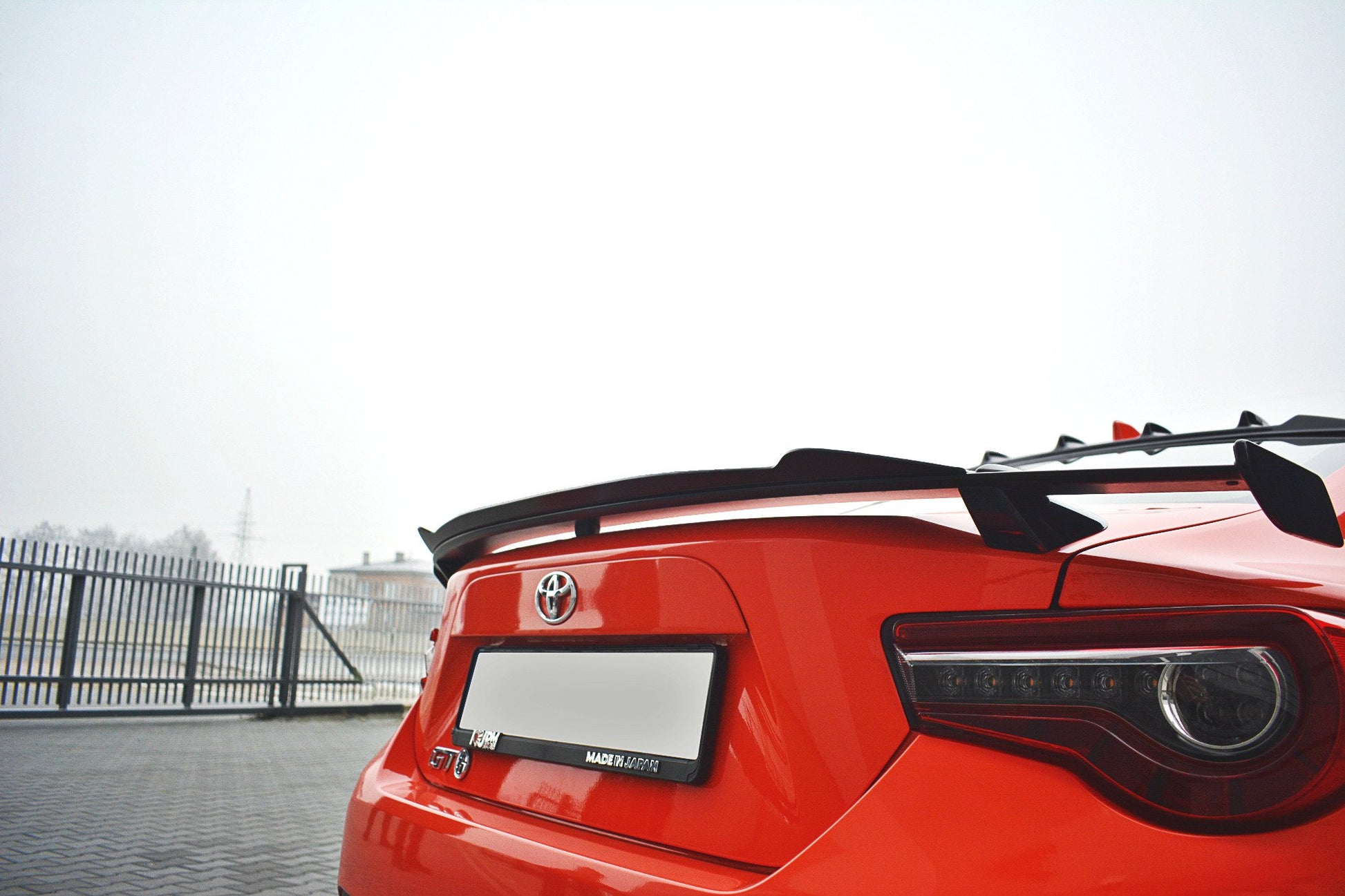 Spoiler CAP V.2 für SUBARU BRZ/ TOYOTA GT86 FACELIFT   schwarz matt