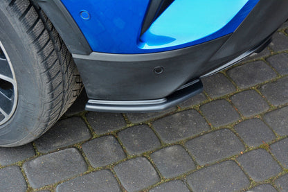 Heck Ansatz Flaps Diffusor für TOYOTA C-HR  schwarz Hochglanz