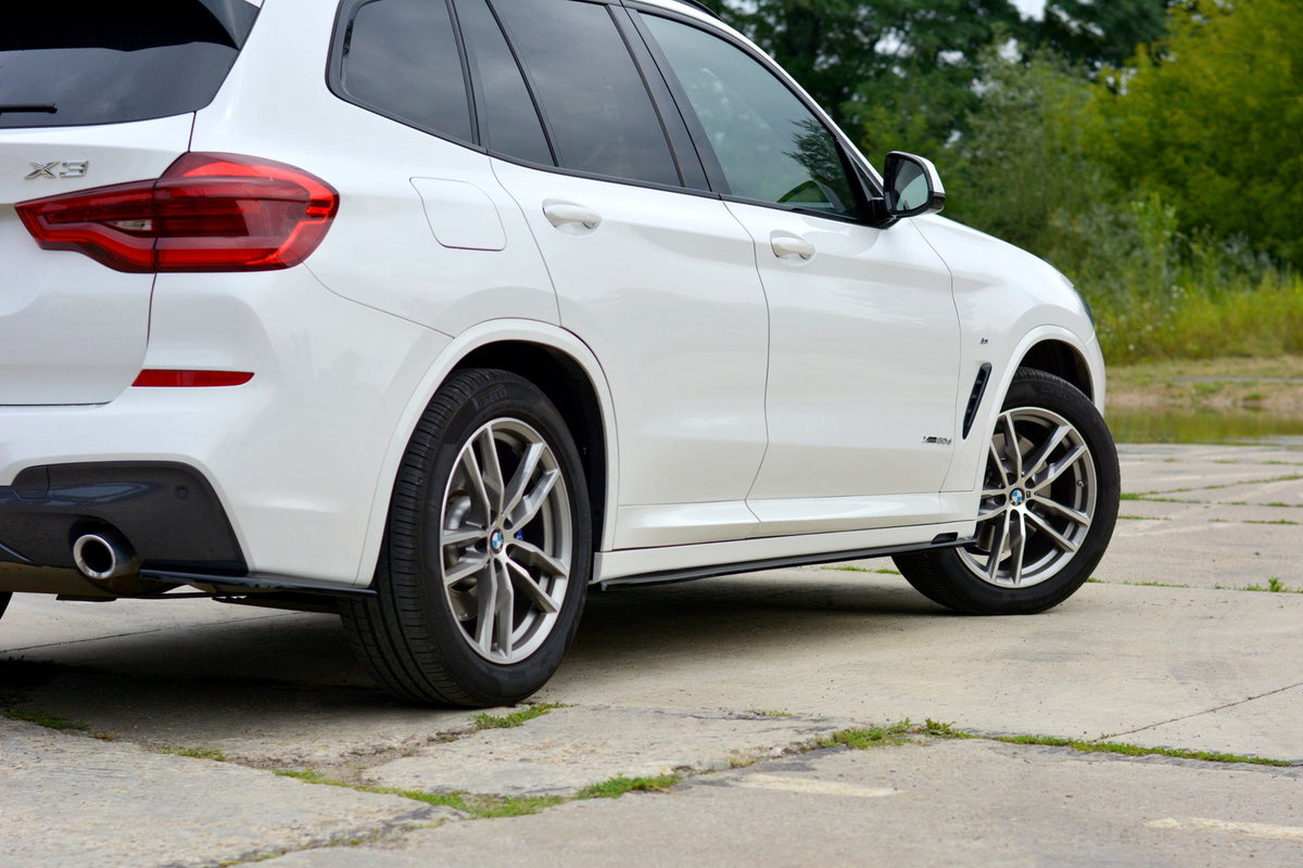 Seitenschweller Ansatz für BMW X3 G01 M Paket schwarz matt
