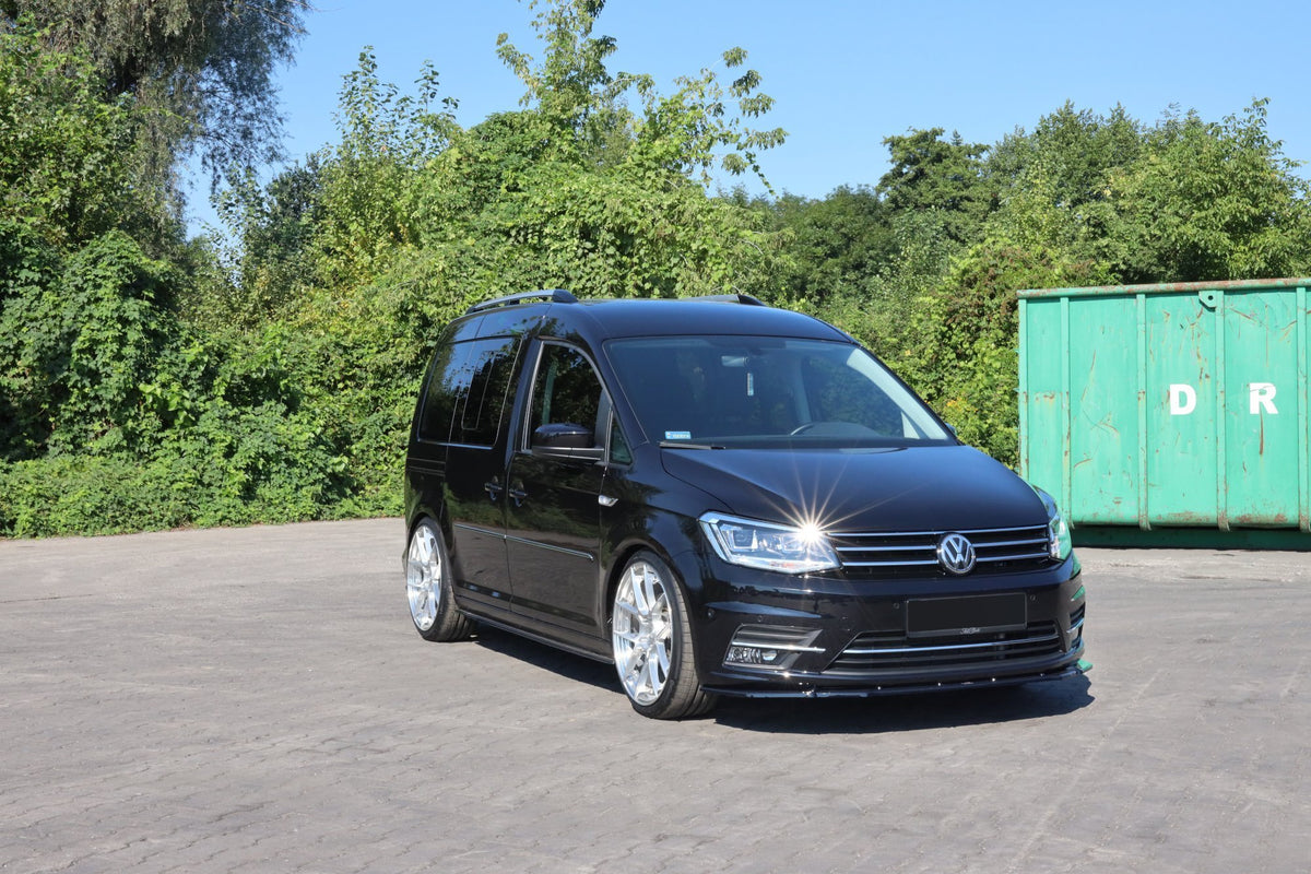 Front Ansatz für Volkswagen Caddy Mk. 4 schwarz matt
