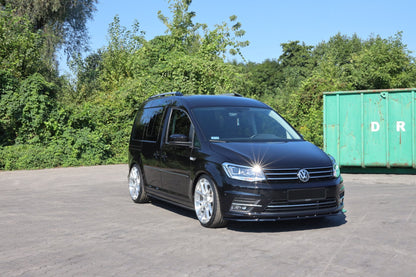 Front Ansatz für Volkswagen Caddy Mk. 4 schwarz matt