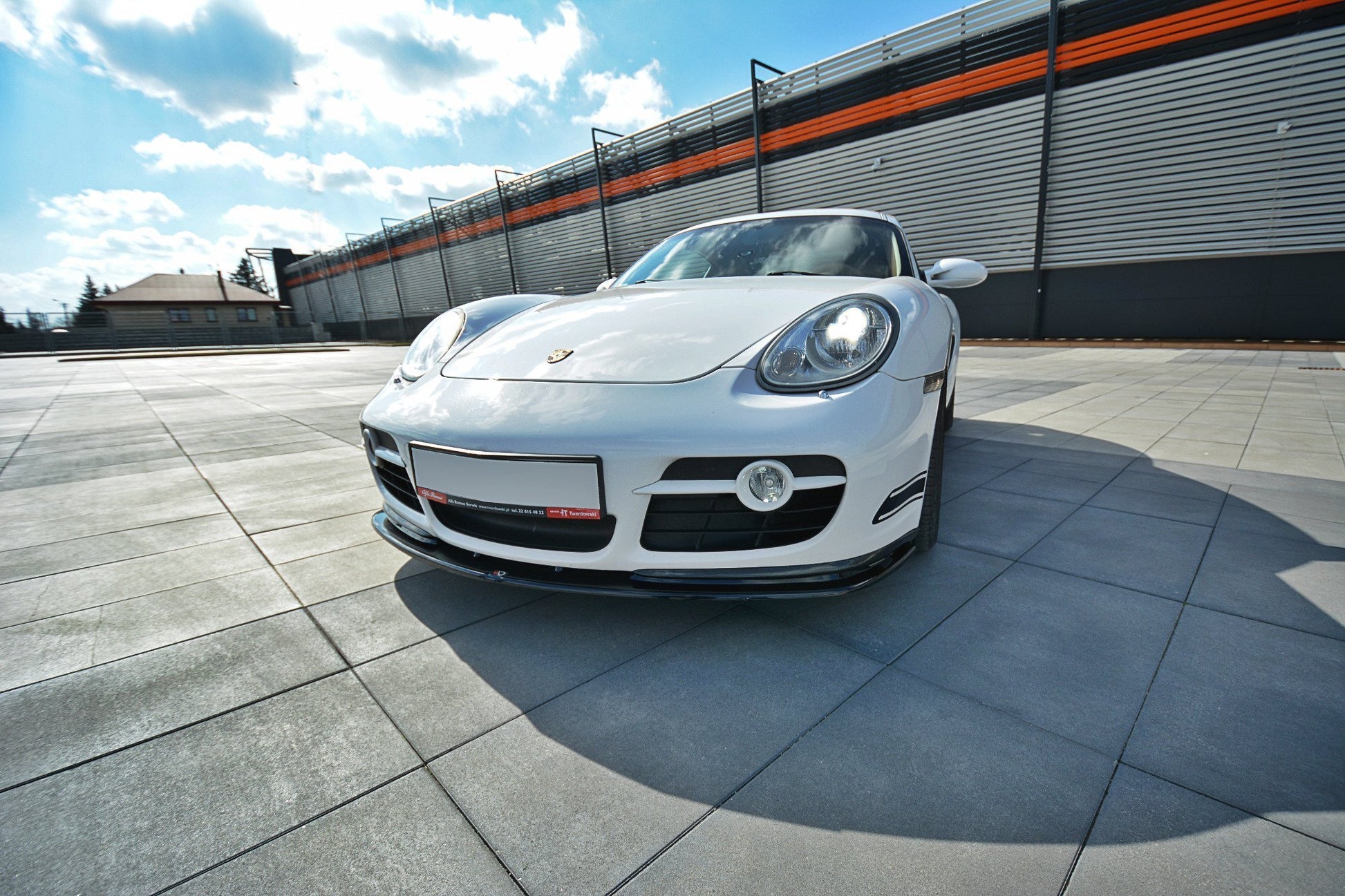 Front Ansatz V.2 für PORSCHE CAYMAN S 987C  Carbon Look