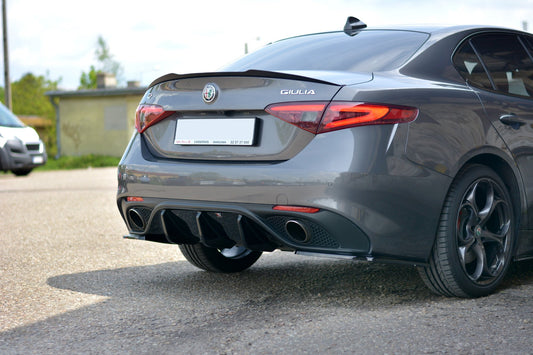Spoiler CAP für ALFA ROMEO GIULIA VELOCE schwarz matt