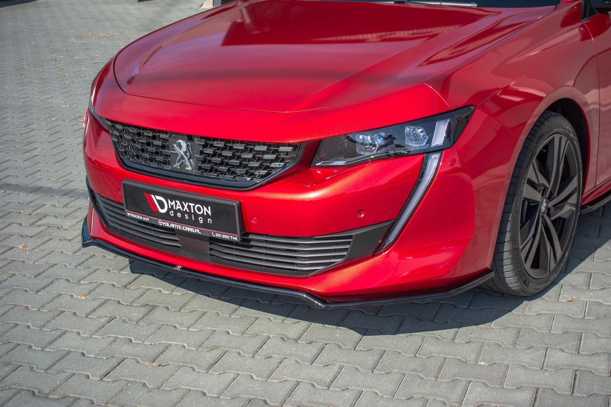 Front Ansatz V.1 für Peugeot 508 Mk2 Carbon Look