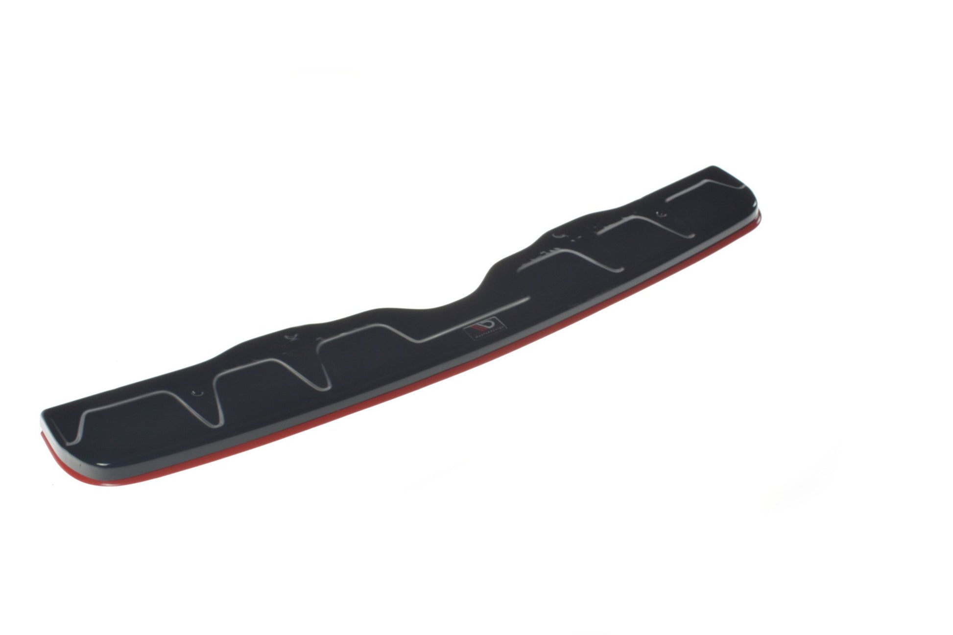 Mittlerer Diffusor Heck Ansatz V.2 für SUBARU WRX STI schwarz Hochglanz