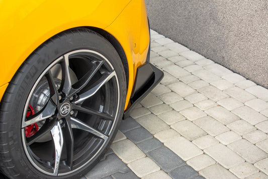 Heck Ansatz Flaps Diffusor V.1 für Toyota Supra Mk5 Carbon Look