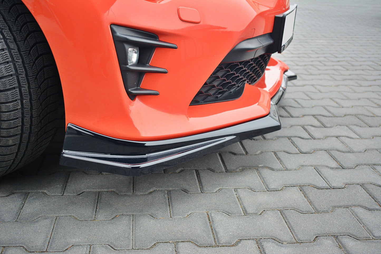 Front Ansatz V.2 für TOYOTA GT86 FACELIFT schwarz matt