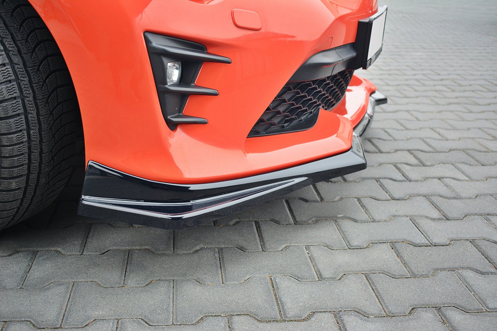 Front Ansatz V.2 für TOYOTA GT86 FACELIFT schwarz matt