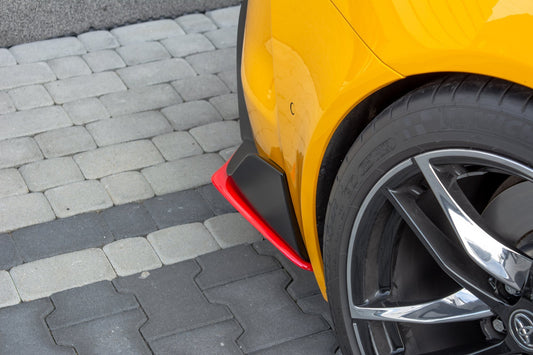 Heck Ansatz Flaps Diffusor V.2 für Toyota Supra Mk5 schwarz Hochglanz