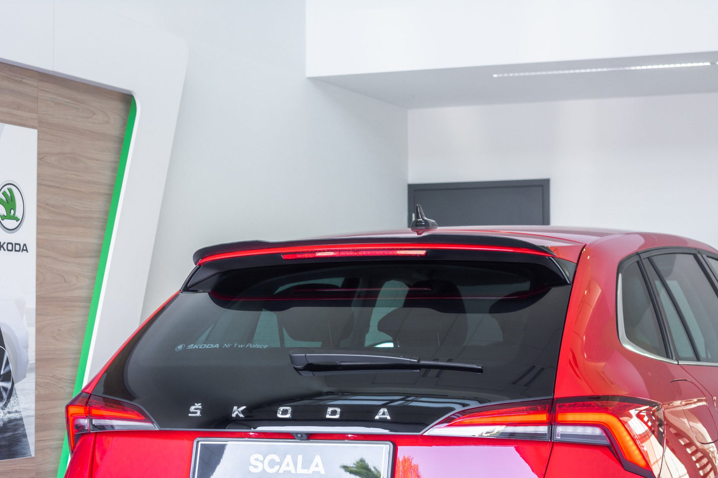 Spoiler CAP für Skoda Scala schwarz matt