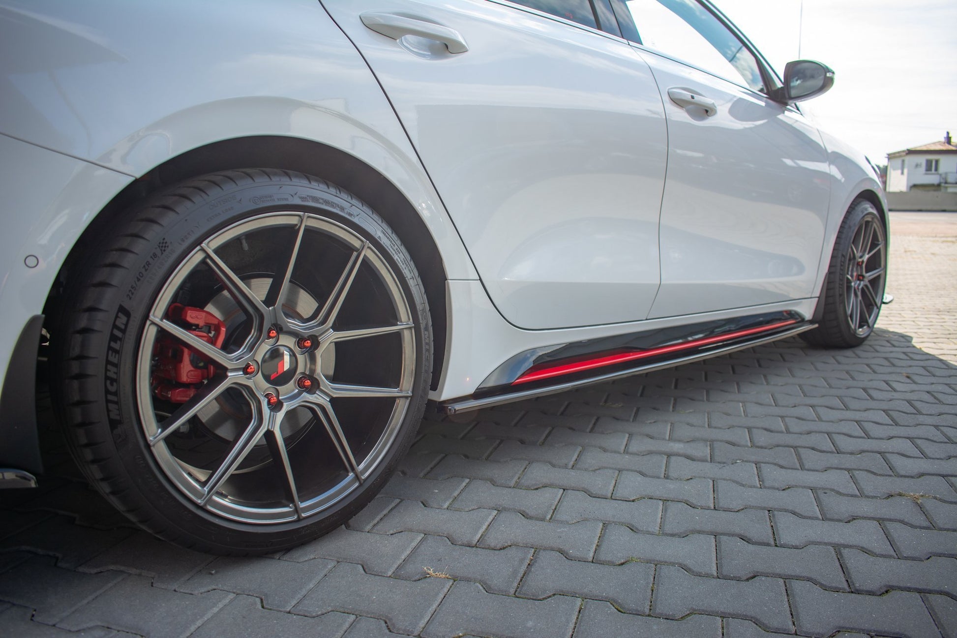 Seitenschweller Ansatz für Kia ProCeed GT Mk3 Carbon Look