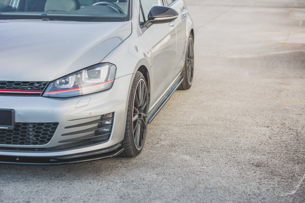 Seitenschweller Ansatz für V.2 für VW Golf 7 GTI (verengen) Carbon Look