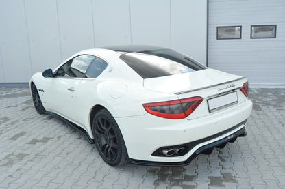 Diffusor Heck Ansatz für MASERATI GRANTURISMO schwarz matt